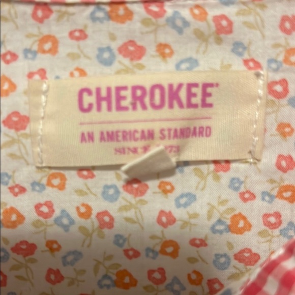 Cherokee Floral Long Sleeve Shirt Size Small - Picture 3 of 7